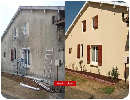 Ravalement de façade Saint-Denis-de-Pile Gironde